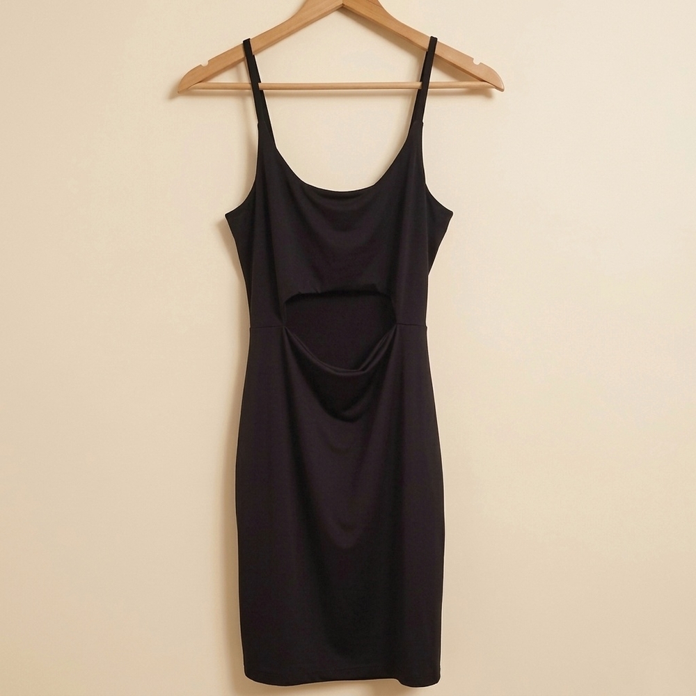 Windsor Black Cut-Out Mini Dress - Picture 2 of 4